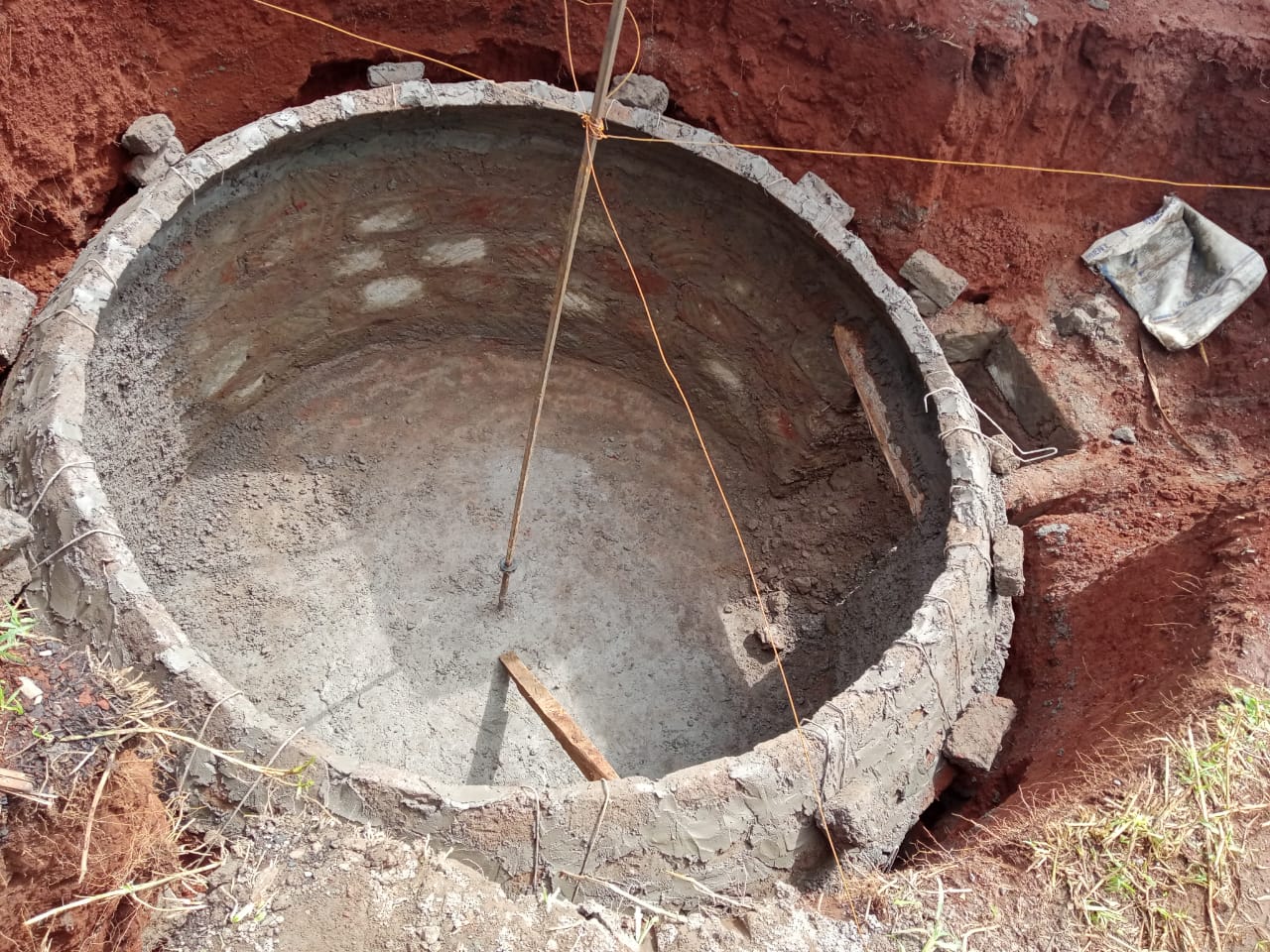 Construction of Fixed-Dome Digester, Mixing and Expansion